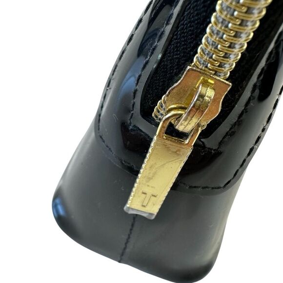 Ted Baker Black and Pink Bow Make Up Bag - Picture 3 of 10